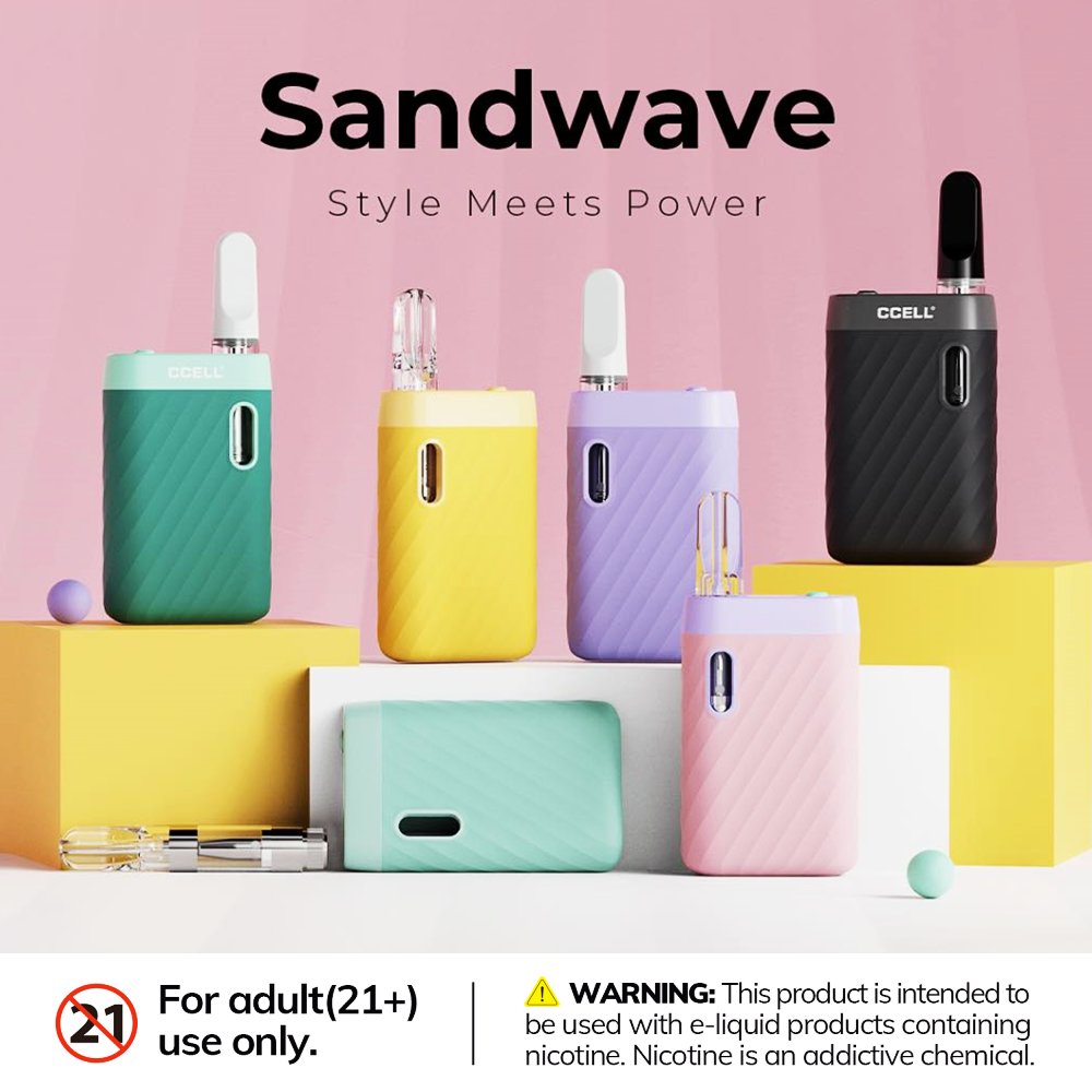 vapesourcing's tweet photo. Sandwave - CCELL's new 510 battery features 3 temperature settings, allowing you to enhance both flavor and potency.🙌🏻
🛒 https://t.co/LoNzMWSrOp
-
#vapesourcing #vape #vapelife #gift #FreeShipping #newarrivals #newvape #vapor #vaping #vapefam #CCELL #sandwave #battery https://t.co/jsV4dntNjl