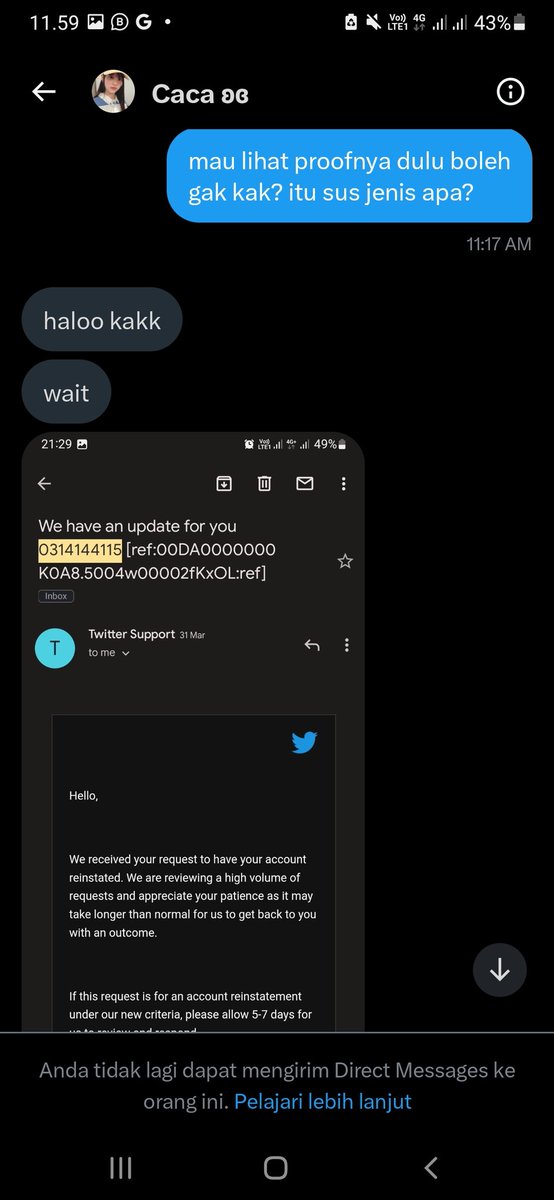 bunnirsl's tweet image. #zonauang 

hati hati deh sama nih orang yang jual akun bekas sus padahal aslinya bekas hack inact doang pake proof palsu ( i mean bukan proof asli dari akun itu ) @penjoual