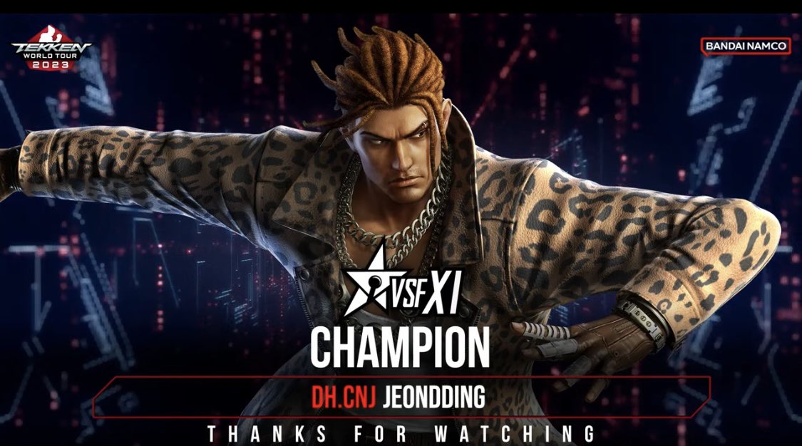 After winning the tournament, I can't believe it.eddy is a strong. I want to see eddy on Tekken8!