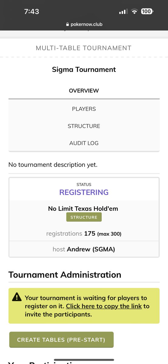 175 people participating in our second ever poker tournament!

We will be giving away 20 milling $MSWAP as the prize <a href="/MARSWAP1/">Bitflow</a> 

We start in about an hour, hope everyone is ready! (Registration link in telegram).