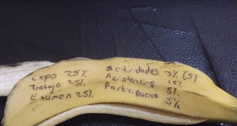 yo: este semestre tendré mis apuntes bien chidos

yo 5 minutos después porque me dio flojera sacar un cuaderno:
