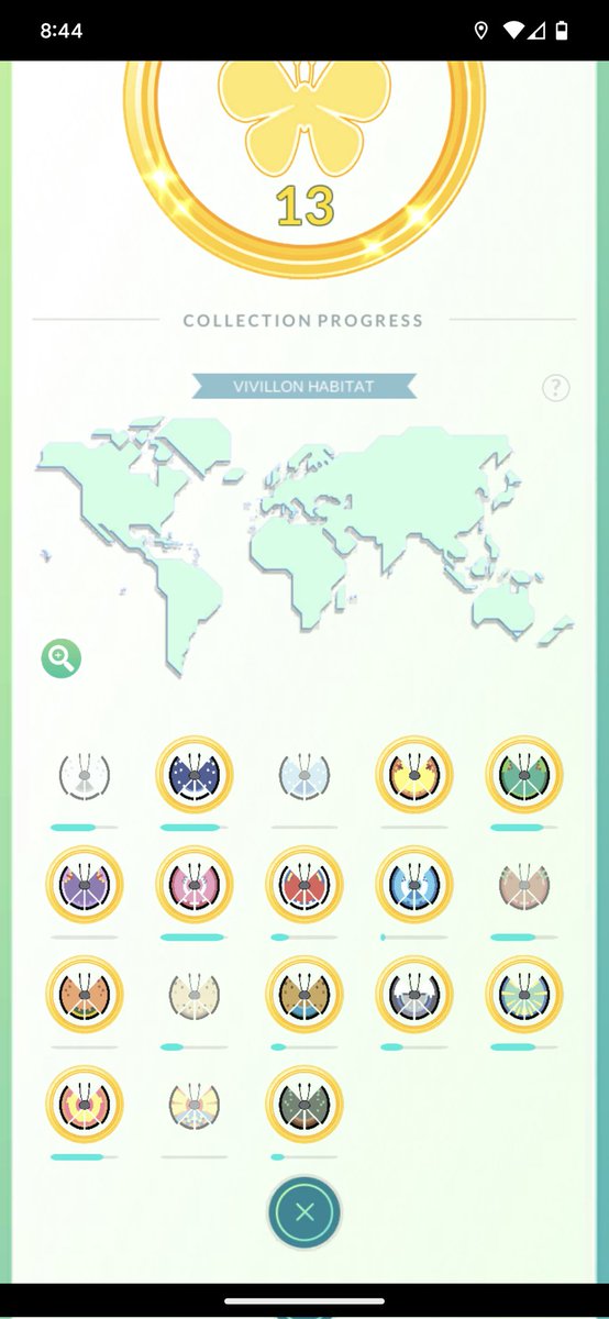 maraisepic's tweet photo. Looking for friends from Tundra and Ocean regions on #PokemonGO #scatterbugs #vivillon code under this tweet https://t.co/T2E3HrXOxH