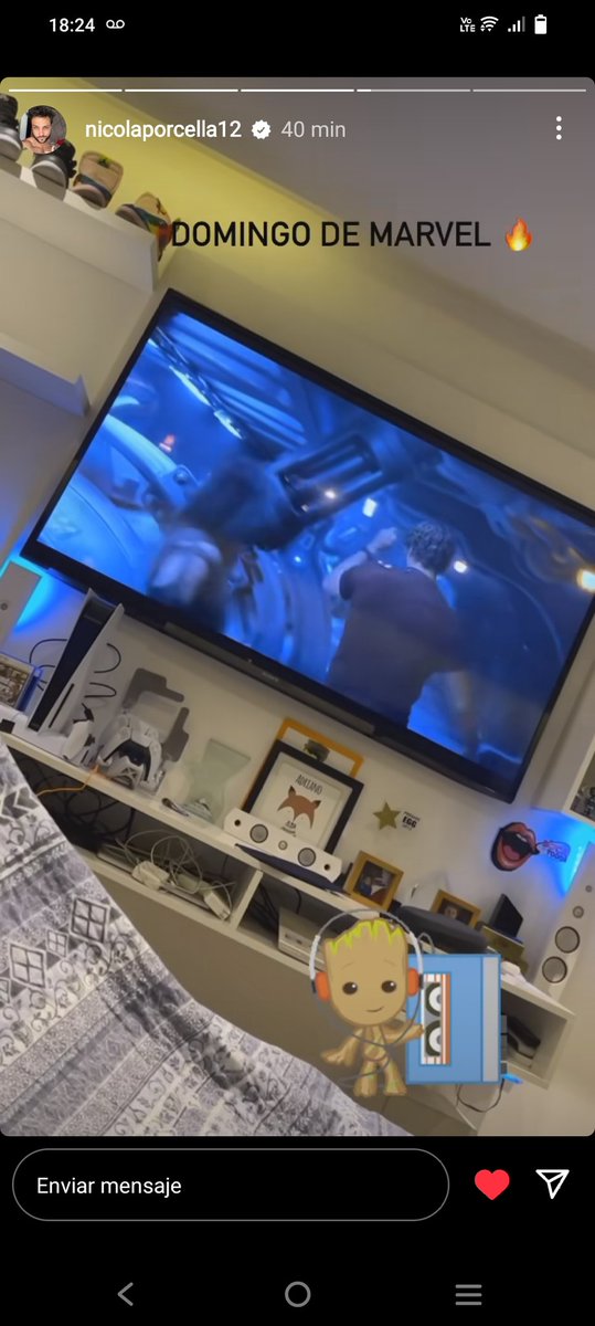 koo_catt's tweet photo. Físicamente: en mi casa

Mentalmente: empiernada con Nicola viendo películas de marvel

#NicolaPorcella https://t.co/iWzu86B34W
