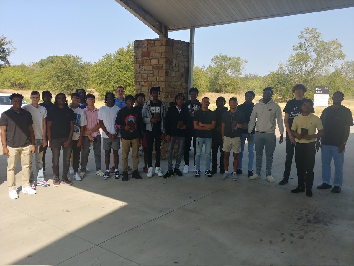 Our guys visited Greenway Church in Fort Worth this morning. The Pastor is Myron Scott and he is also our team chaplain. #lovedit