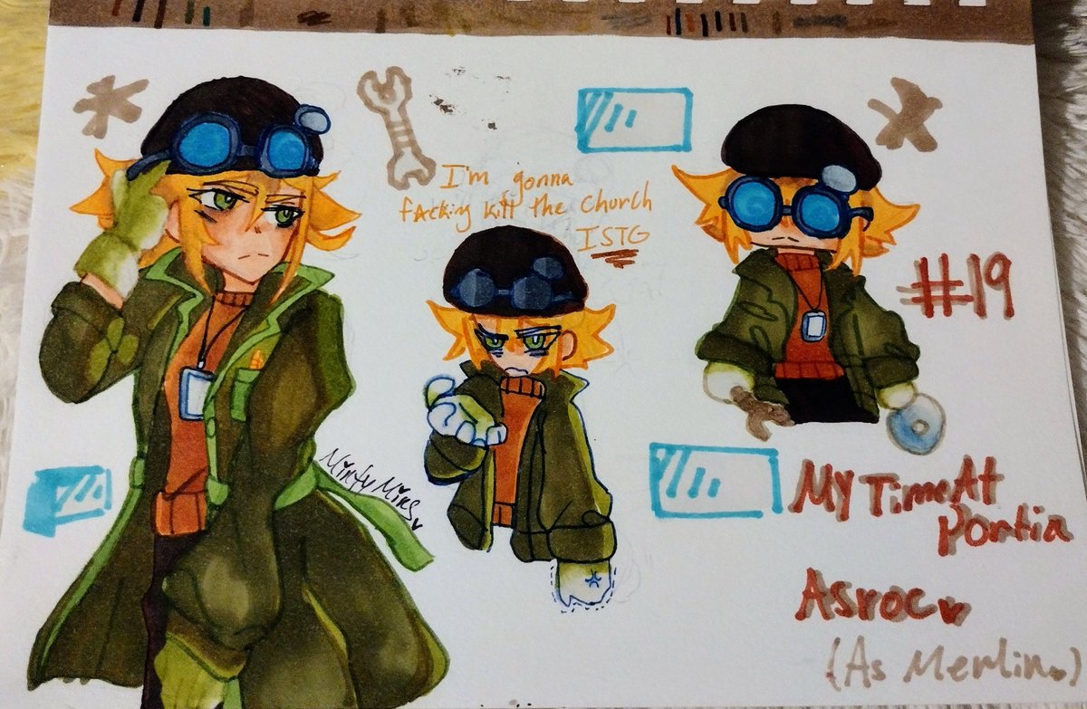 MintyMins1's tweet photo. MTAP Asroc 🔧💿
Thanks @/Empressofthe6 for choosing Asroc 19 >:33
I had to settle on him being like 3 different characters LMFAO
ASROC 21 NEXTUUUU
#gunvolt2 #gunvoltau #asroc #ガンヴォルトアート https://t.co/q7v5XGqwHg