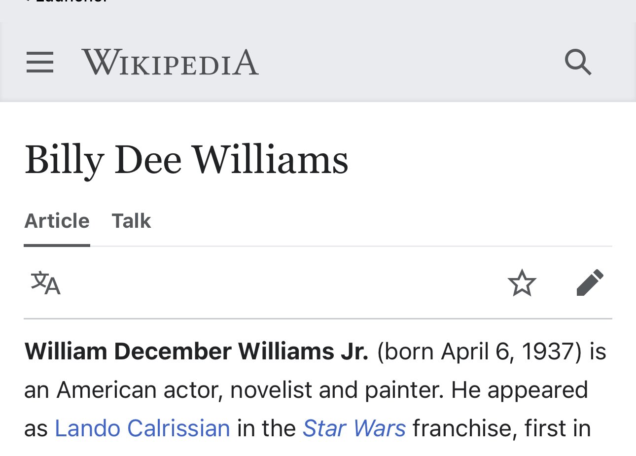 Billy Dee Williams - Wikipedia