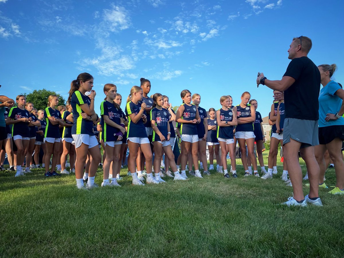 MarcusKelcher's tweet photo. Today was a good day.  Despite the temps 🥵 we had over 200 players and parents take part in our first annual @KansascitySG 5K Run 🏃🏼‍♀️🏃💨

Special thanks to @FleetFeetLNK for handling all race day operations.  

Lori your the best 👊🏼 https://t.co/KZMY0iE1X4
