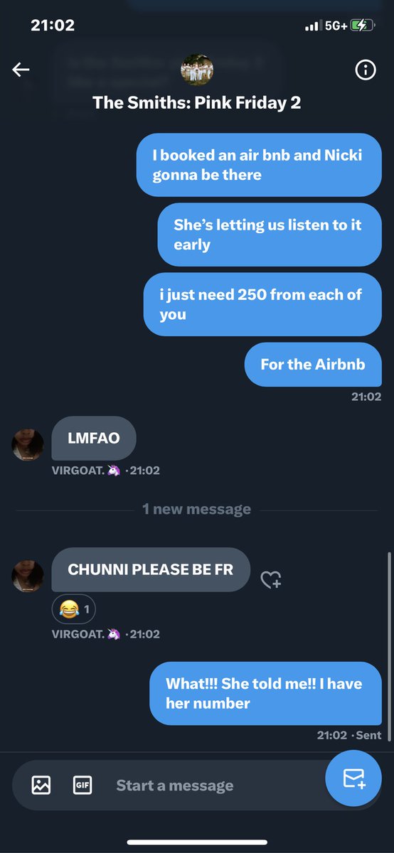 sighdude_'s tweet photo. If anyone is interested DM me!! I accept Zelle/cashapp/Venmo/Robux
Iโm not lying either!! I just got off the phone with her๐ญ๐คญ๐๐ฝ๐๐ #bewbew https://t.co/0zqGzTBOnu
