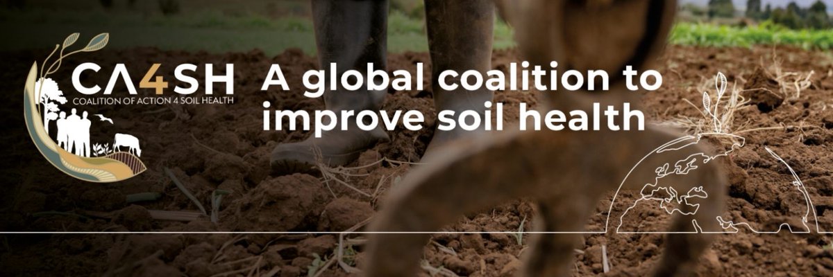 I support @ca4sh_global's focus on #SoilHealth as part of food systems transformation and look forward to participating in the 'Engagement and Outreach Working Group' meeting this evening. Find out more about the Coalition here: coalitionforsoilhealth.org