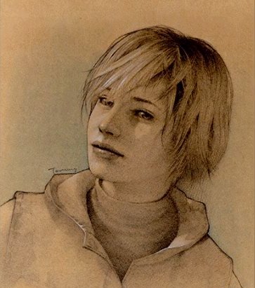 DailySilentHill's tweet image. Heather Mason concept art for Silent Hill 3.