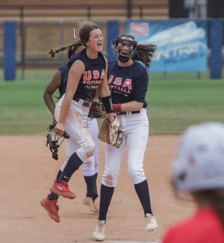 addison_sharp28's tweet photo. Thankful to be able to participate in @USASoftball #allamericangames last weekend in OKC.  It was great getting to compete against the best girls in the country.  #Region3stripes

16 IP 3ER 2-0 
.429 BA 

@ExtraInningSB @LegacyLegendsS1 @SBRRetweets https://t.co/UJYcnL7Huk