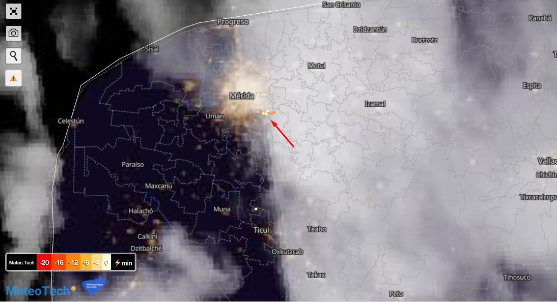 Meteorología Yucatán tweet media