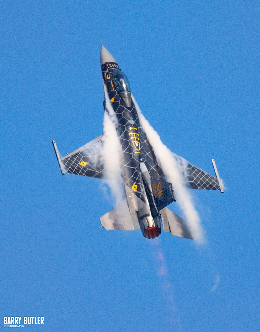 You can’t help but take a lot of photos at the Chicago Air &amp; Water Show.  Fortunately, the weather was great.  I’ll end it with this image.  This is Aimee “Rebel” Fielder in her F-16 Viper.   #Chicago
