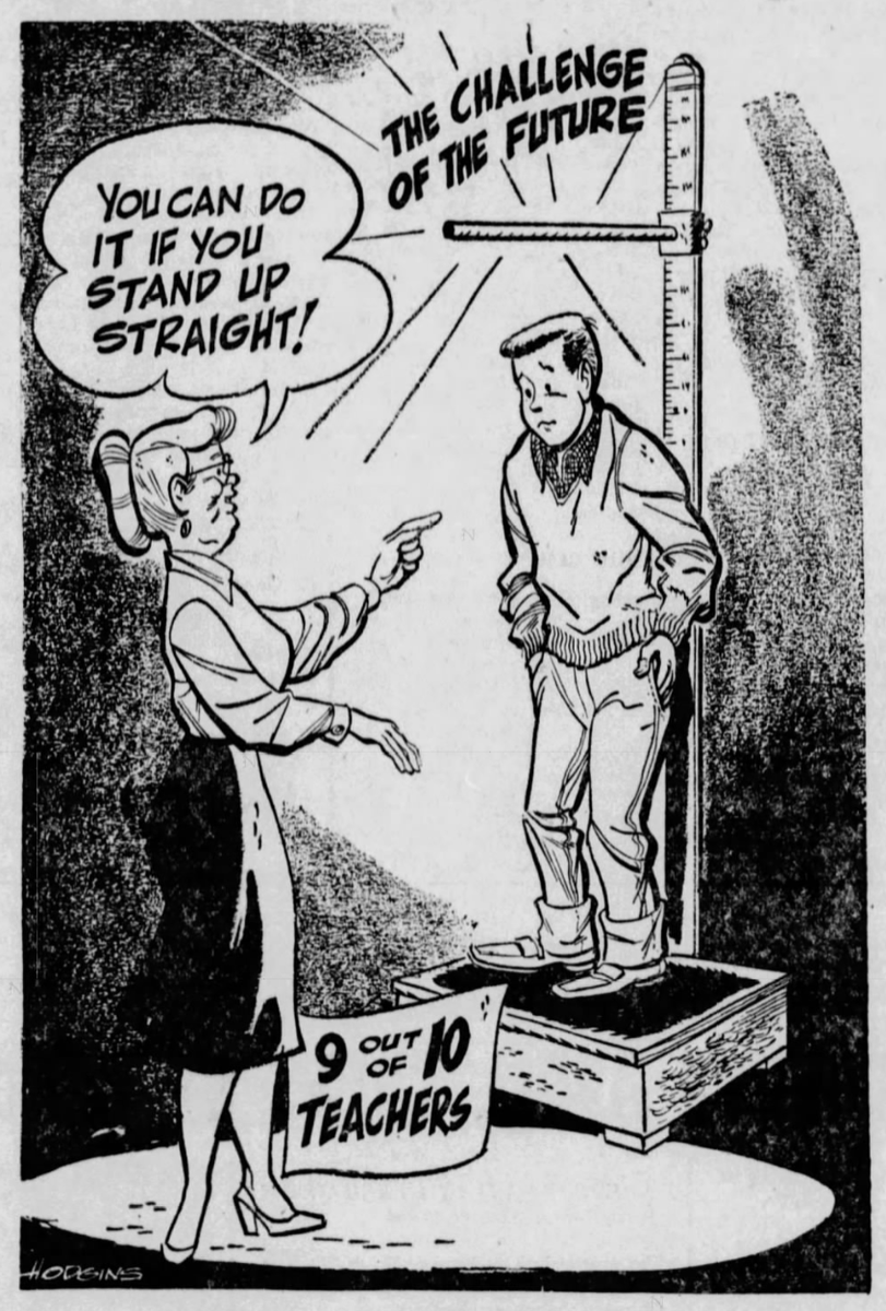 Wisconsin Rapids Daily Tribune, 10 April 1958. Pg. 4b