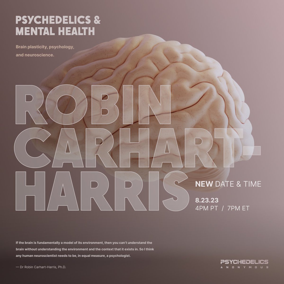 / R O B I N / C A R H A R T - / H A R R I S - - - Due to a scheduling change, this event has been postponed. The new date & time is – 8.23.23 4PM PT / 7PM ET Current registrants have been moved to the updated webinar session. Register. zoom.us/webinar/regist… - - -