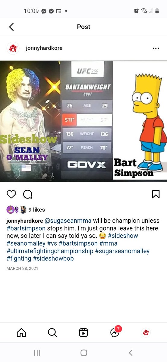 jonnyhardkoreig's tweet photo. @SugaSeanMMA Told ya so https://t.co/iqmVGO4Qx9