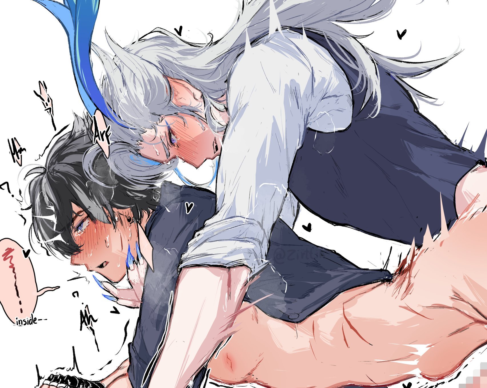 ZiRTTiH on X: Neuvithesley 🔞NSFW heh lets say Wriothesley helps  Neuvillette with his rut..😮‍💨 these dragons.. Full in comments🔞⬇️💬  t.cow1O7pmYjEg  X