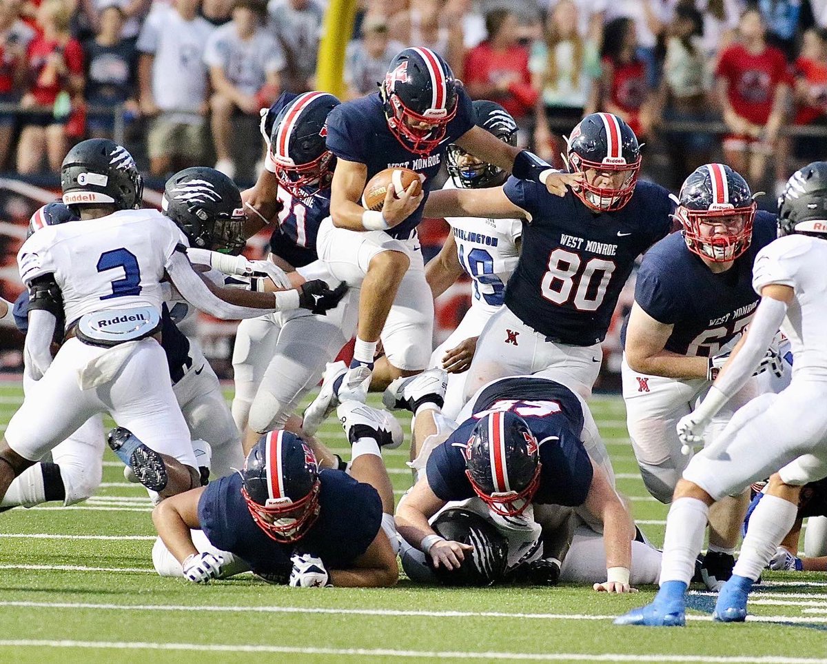 LAFootballMagTV's tweet photo. Hey everyone! Check out one of the latest articles in our 2023 Louisiana Football Preview covering one of Louisiana’s greatest dynasties, the West Monroe Rebels!
@LeeBrecheen @ChachereGrant @k104scoreboard @318Sports @Louisiana5AD1 @LSL_Sportsline 
Link: https://t.co/Gtj2o8wo7E https://t.co/3T7kRmRMxU