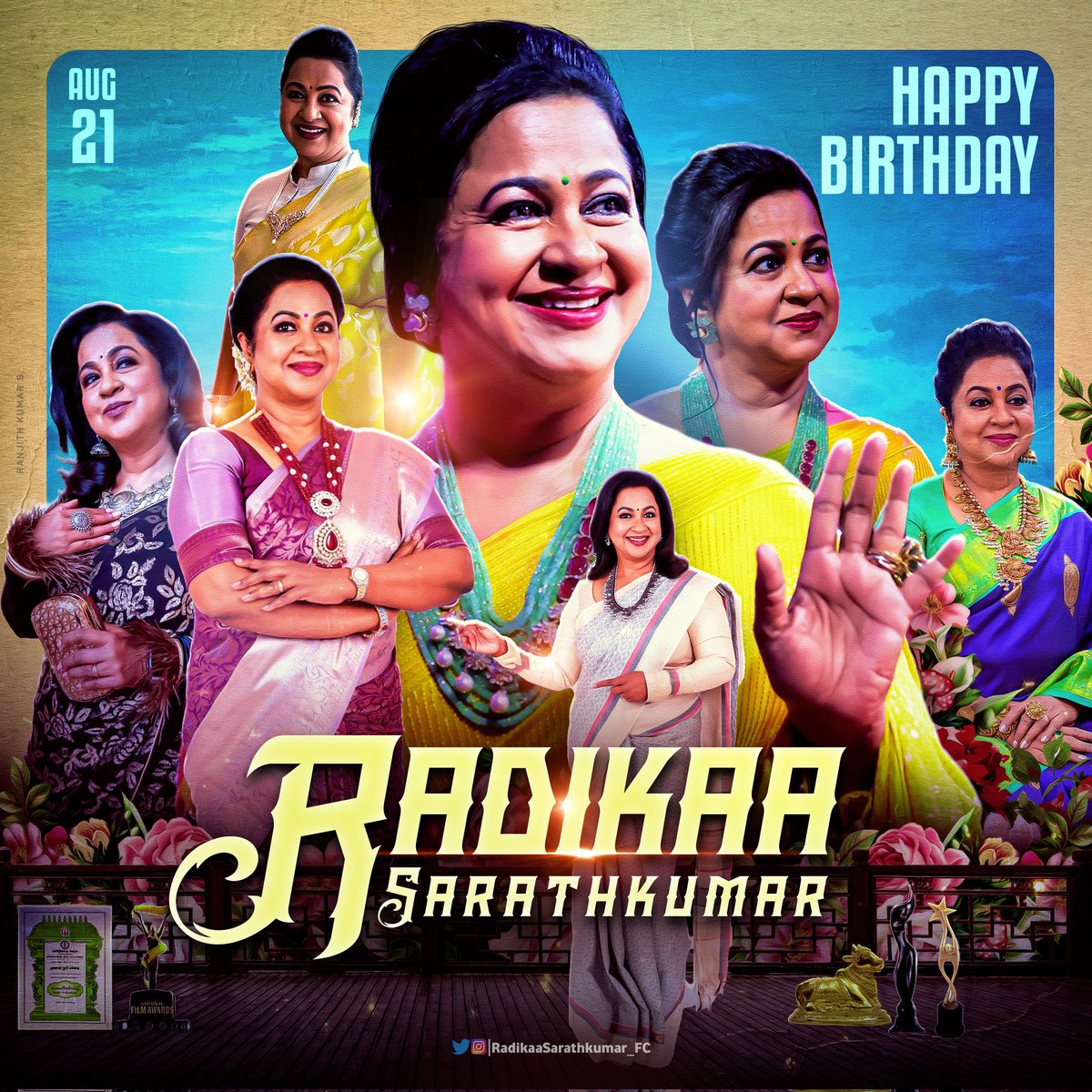 RadikaaSarathkumar_FC tweet media