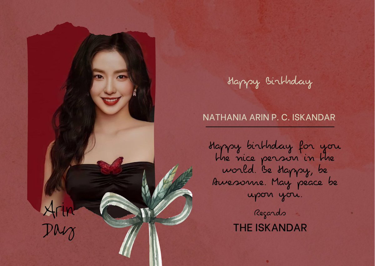 ⠀
⠀
[ THE ISKANDAR UPDATE ] 

Happy birthday, Mbak Arin! We love you. ❤️
⠀
⠀
