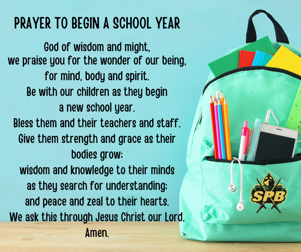 SPBGreenKnights's tweet photo. Please keep our students and faculty/staff in your prayers as the 2023-2024 school year begins tomorrow. 🙏 https://t.co/w24TeBS2x8