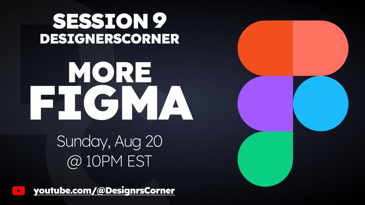 DesignrsCorner's tweet image. Tune in for some late night figma...unless you're westcoast – then I guess it's more like brunch.
Sun, Aug 20 @ 10PM EST
youtube.com/@DesignrsCorner
