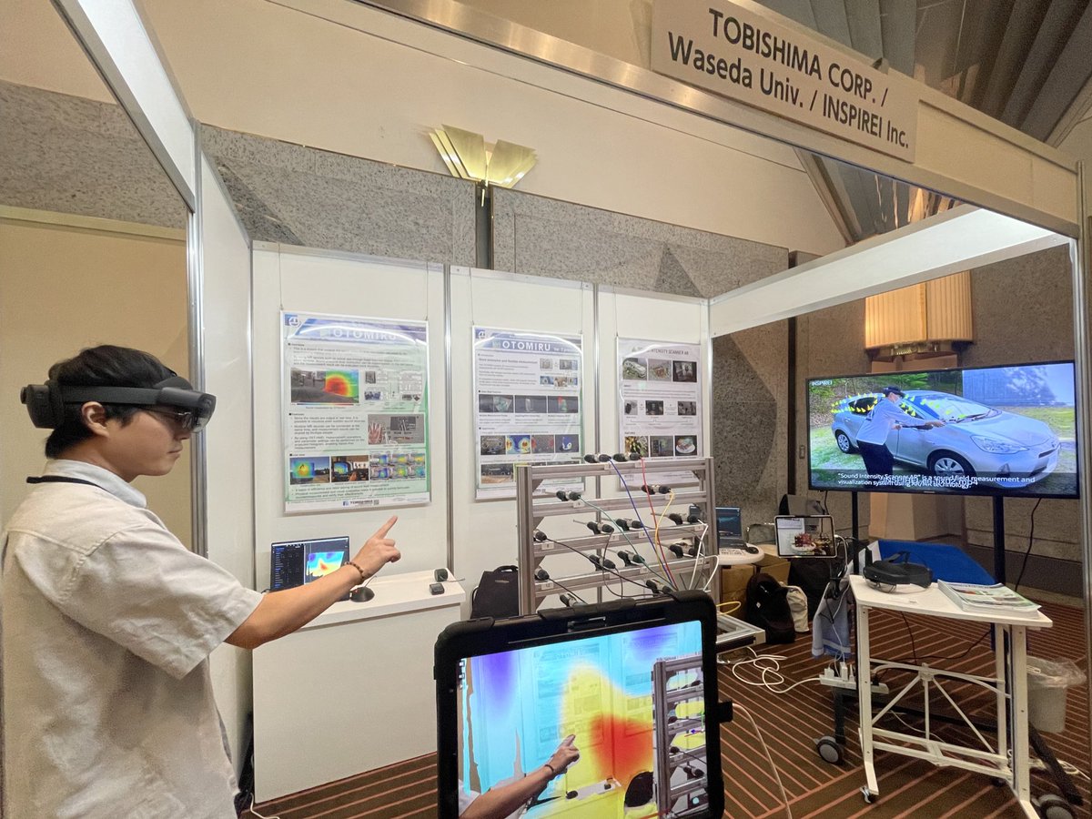 INSPIREI_inc's tweet photo. Exhibition at #internoise 2023! https://t.co/RyXPsPCW8L