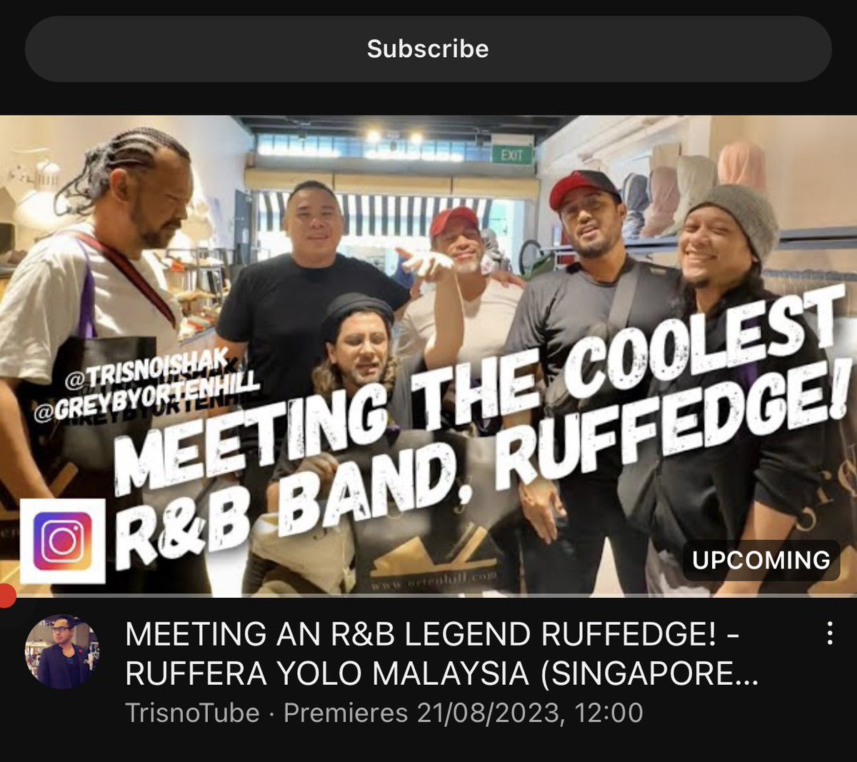 trisnotrio's tweet photo. Click here: https://t.co/BjCbALGJeD

Happy Monday! My docutainment will be premiering at 12 noon today! Please enjoy it, share, comment, like, &amp; subscribe! Appreciate it. Love you 🫶🏽
#ruffedge #ruffera #trisno #greybyortenhill @greybyortenhill @ruffedgeRE https://t.co/hRL1j58fjL