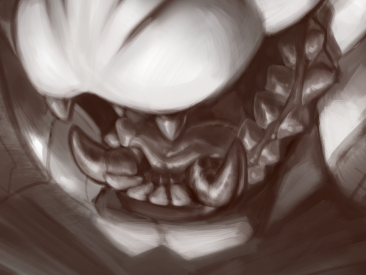 snarshalll's tweet photo. king koopa mouth details https://t.co/AazbO81x7t
