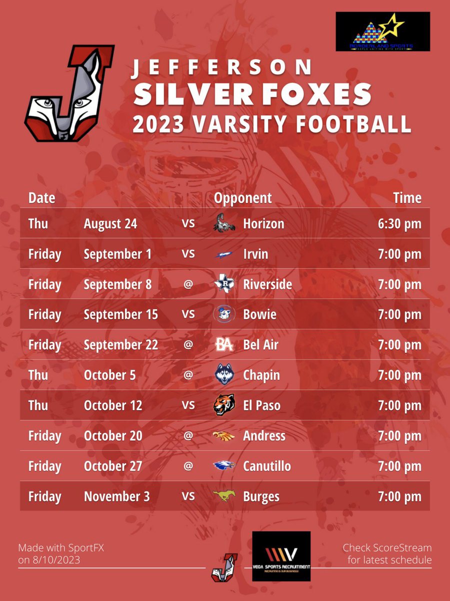 J/S Silver Foxes (@viva_lajeff) on Twitter photo Come out and support our Silver Foxes! 
(PC: @borderlandsports915 )
#vivalajeff Come out and support our Silver Foxes! 
(PC: @borderlandsports915 )
#vivalajeff