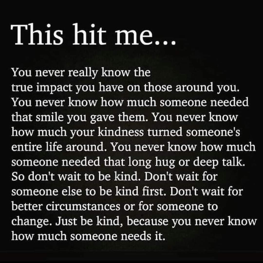 Kindness counts! 🧡