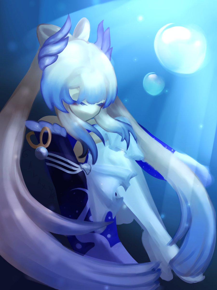 HELP IM SORRY THIS TOOK A MONTH <a href="/mvplezuha_/">celine ✧</a> 
#kokomi #Genshin #digitalart