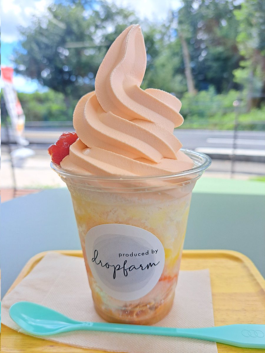 sukima8296's tweet photo. 雪氷トマトスペシャル🍅
トマトのソフトクリームもトマトシロップもめちゃうまぁぁ(*>ω<*)♡
#dropfarm #ドロップファーム https://t.co/bxPzeFfvFE