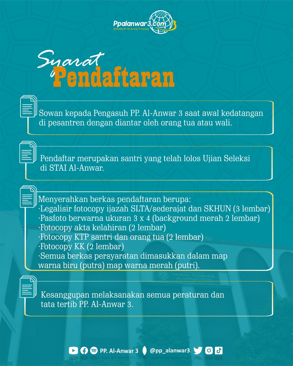 PP. Al-Anwar 3 tweet media