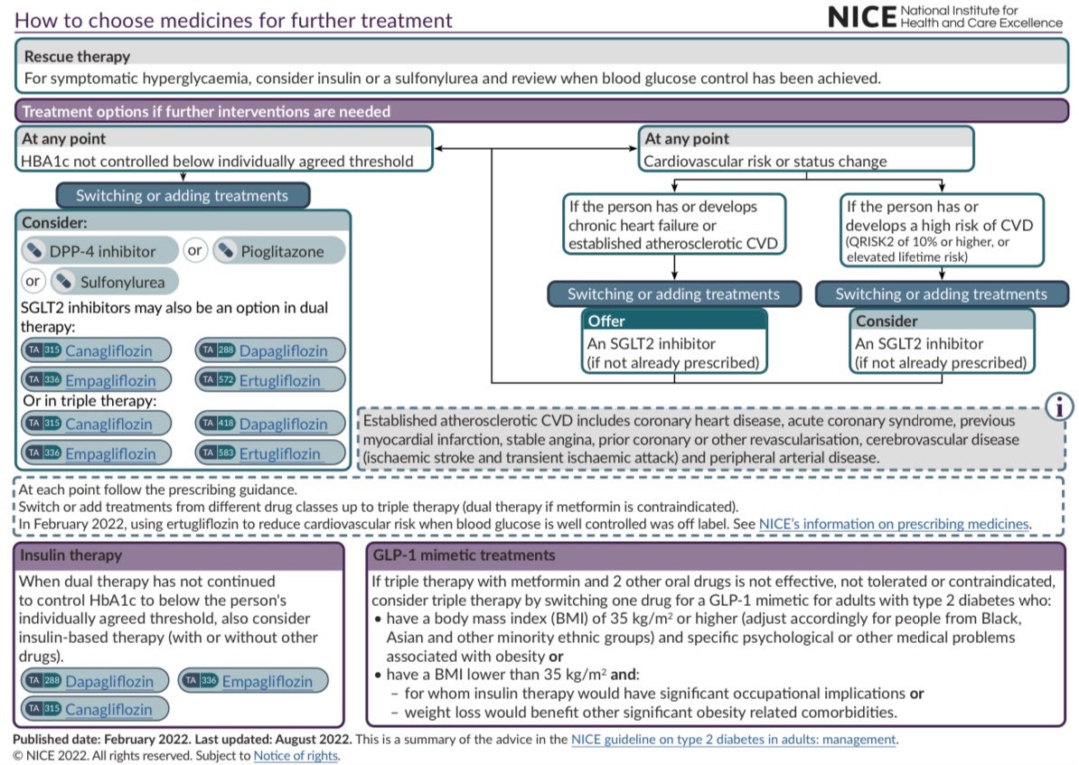 Innov_Medicine's tweet photo. Type 2 diabetes in adults: management - NICE guideline
reference: https://t.co/wQxYZzBwoO
#diabetes #diabetestype2 #CVD #cardiovascular #nephtwitter #kidney #meded #MedTwitter #foamed #INNOMed https://t.co/2beZOP01bq