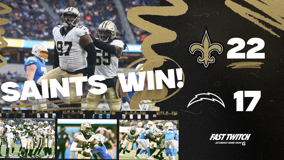 #Saintswin in LA!!

<a href="/FastTwitchDrink/">Fast Twitch Energy Drink</a>