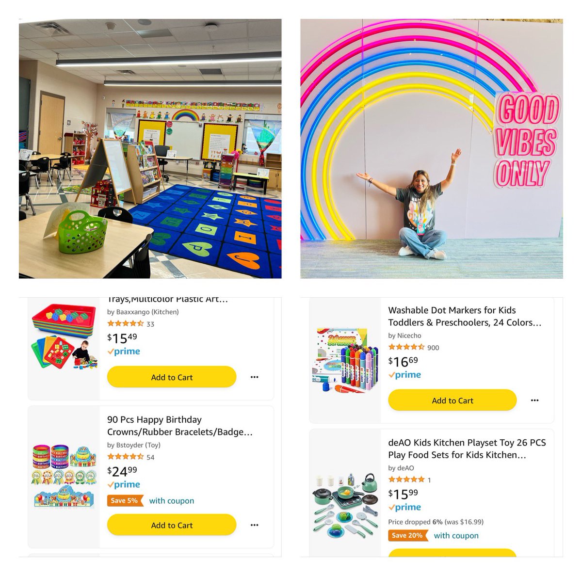 1stgradeTx's tweet photo. TX PK teacher…any shares or purchases for my students would be greatly appreciated!
#clearthelist2023 #clearthelist #clearthelists2023
#AdoptATeacher #teacher #teacherlife #Texaseducator #Amazon #education https://t.co/QAJ4tzRr9x