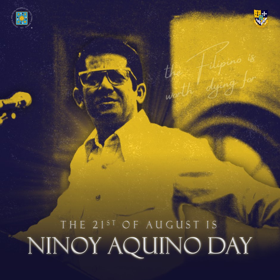ust_csc's tweet image. The 21st of August marks an important holiday for Filipinos as we commemorate the legacy of the late Senator Benigno “Ninoy” Aquino Jr.

Let us all remember the importance of democracy and freedom as we observe Ninoy Aquino Day.