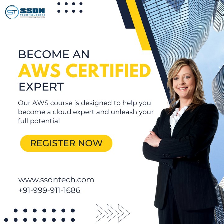 NitinMaan26's tweet image. SSDN Technologies offers comprehensive AWS (Amazon Web Services) training to equip individuals and organizations with the skills and knowledge.  ssdntech.com/aws-certificat…

#Awstraining #Awsdeveloper #Awscloud #SSDN #Awscertification #Awscourse #SSDNtechnologies