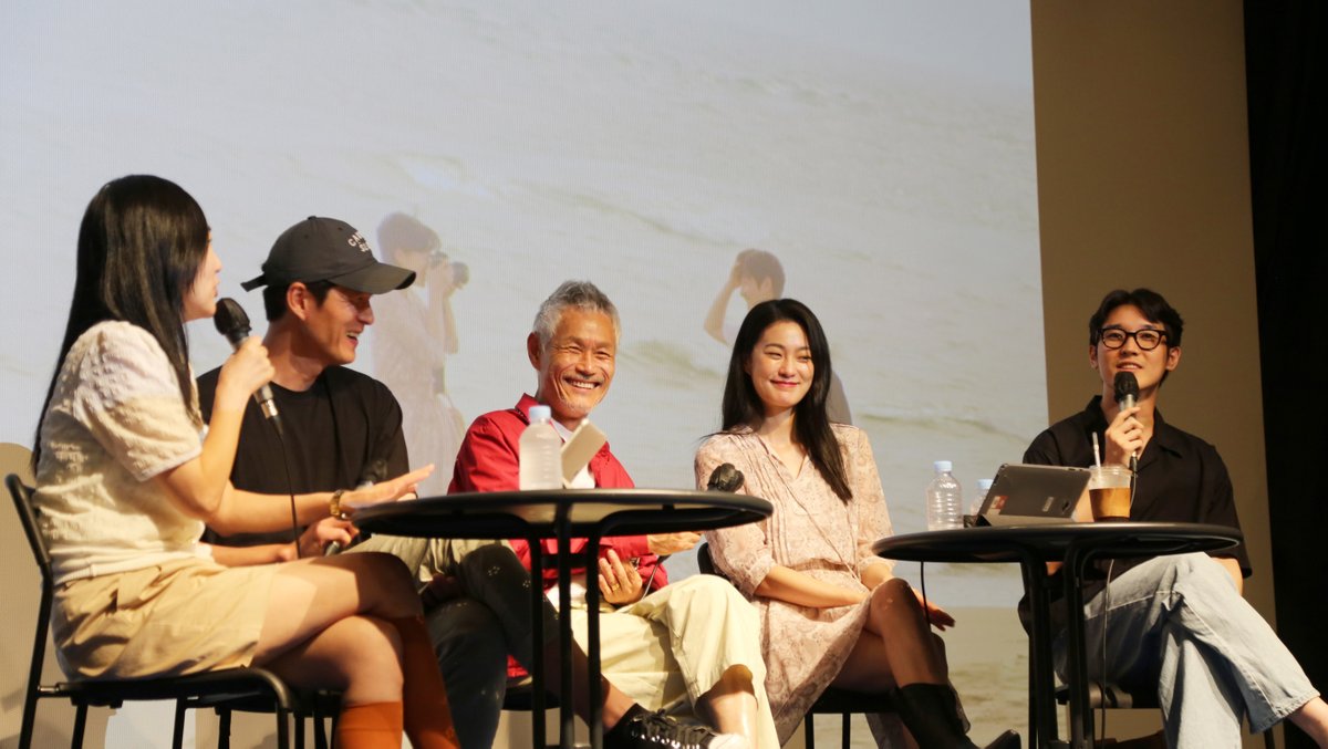 지난 8월 18일(금) <#너의순간> 개봉GV가 #아리랑인디웨브 에서 있었습니다🤍 이화정 영화저널리스트님이 진행해주시고, 이상준감독님, 이상일배우님...