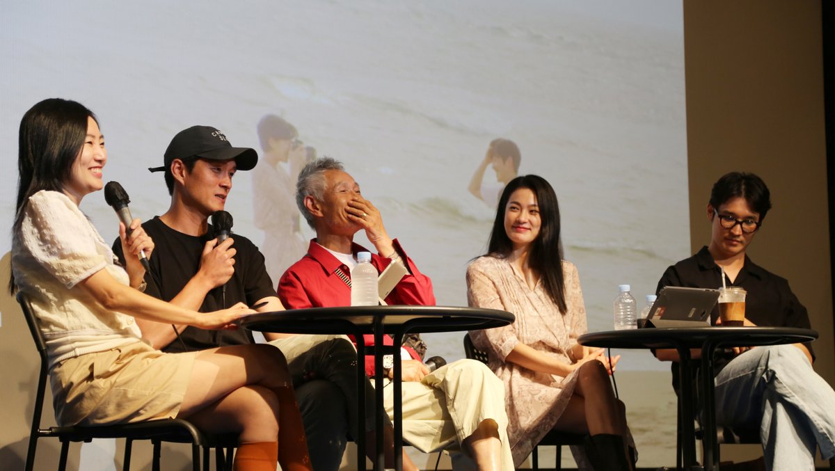 지난 8월 18일(금) <#너의순간> 개봉GV가 #아리랑인디웨브 에서 있었습니다🤍 이화정 영화저널리스트님이 진행해주시고, 이상준감독님, 이상일배우님...