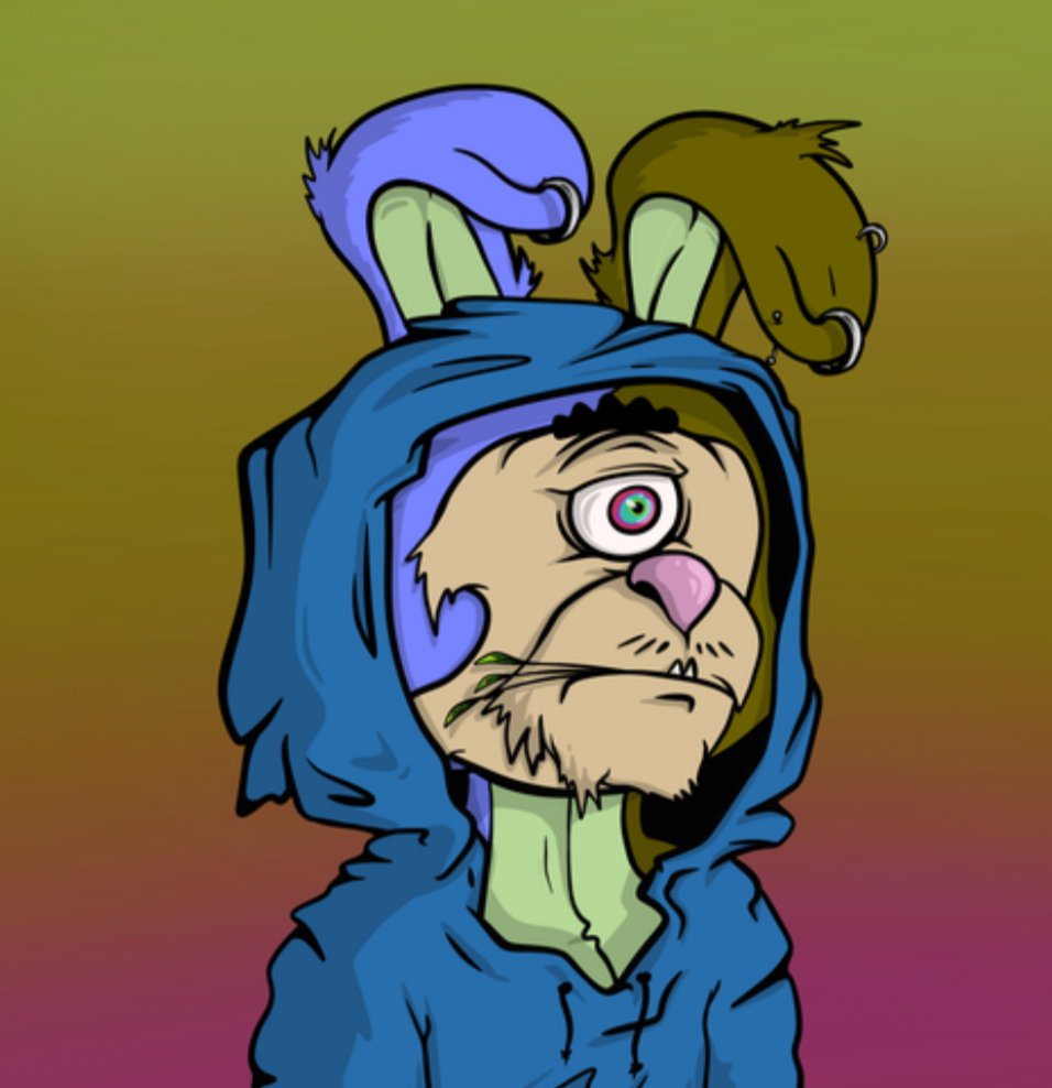 TexasDalton's tweet image. Just swiped this baby off Corgi studios cyclops rabbit #BTFD #corgistudios #CronosChain