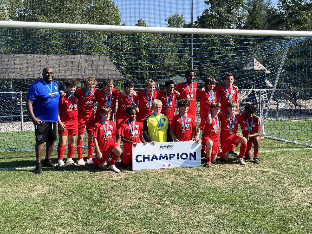 bcafferty's tweet image. 10 @SCUnited_FC Challenge had a weekend!  GF 16 GA 1. Won the Riverside Challenge in Asheville this weekend. Great Job Boys!!