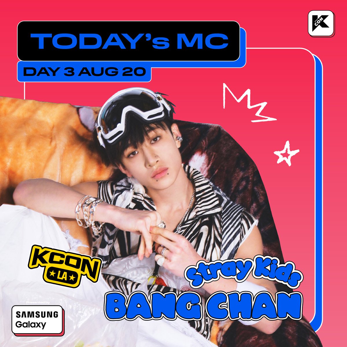SkzHn2023's tweet photo. TODAYโs MC ๐บ
-๐ก
#StrayKids #์คํธ๋ ์ดํค์ฆ #KCONLA2023 #KCON #SKZinLosAngeles #SKZ_SuperBowl #ในใญใบ #5_STAR #5_STAR #STAY #์คํ
์ด #KPOP #2023STAYweeK #์คํ
์ด์ #์คํ
์ด #BangChan #StraykidsenHonduras https://t.co/M7ekShQqR8