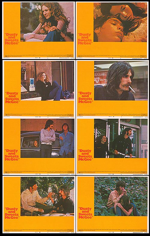 Streaming on Amazon, we watched a drugged out, LA centric film from 1971 called DUSTY AND SWEETS MCGHEE starring addicts trying to act and addicted actors. Dark yet fascinating stuff.