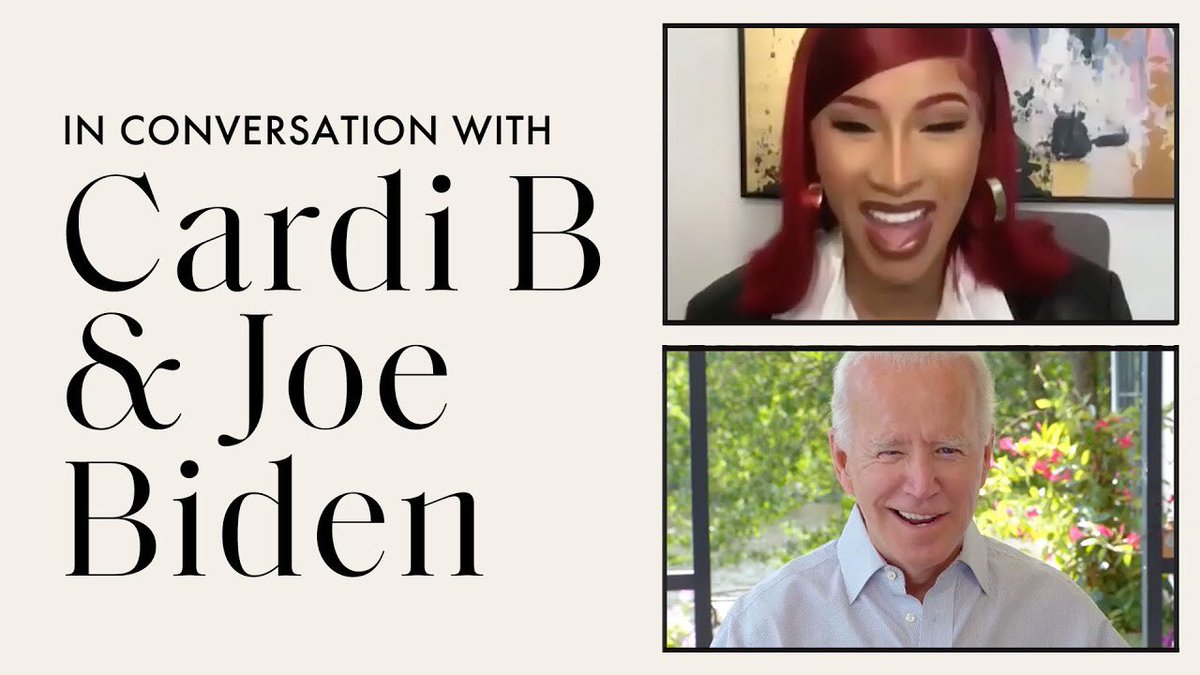 The20Percenter's tweet photo. @blackintheempir @JoeBiden With who Lil Baby or Cardi B? Are these the “Black Leaders” you are talking about? 🤦🏾‍♂️😂 https://t.co/FVGMrWCiP3