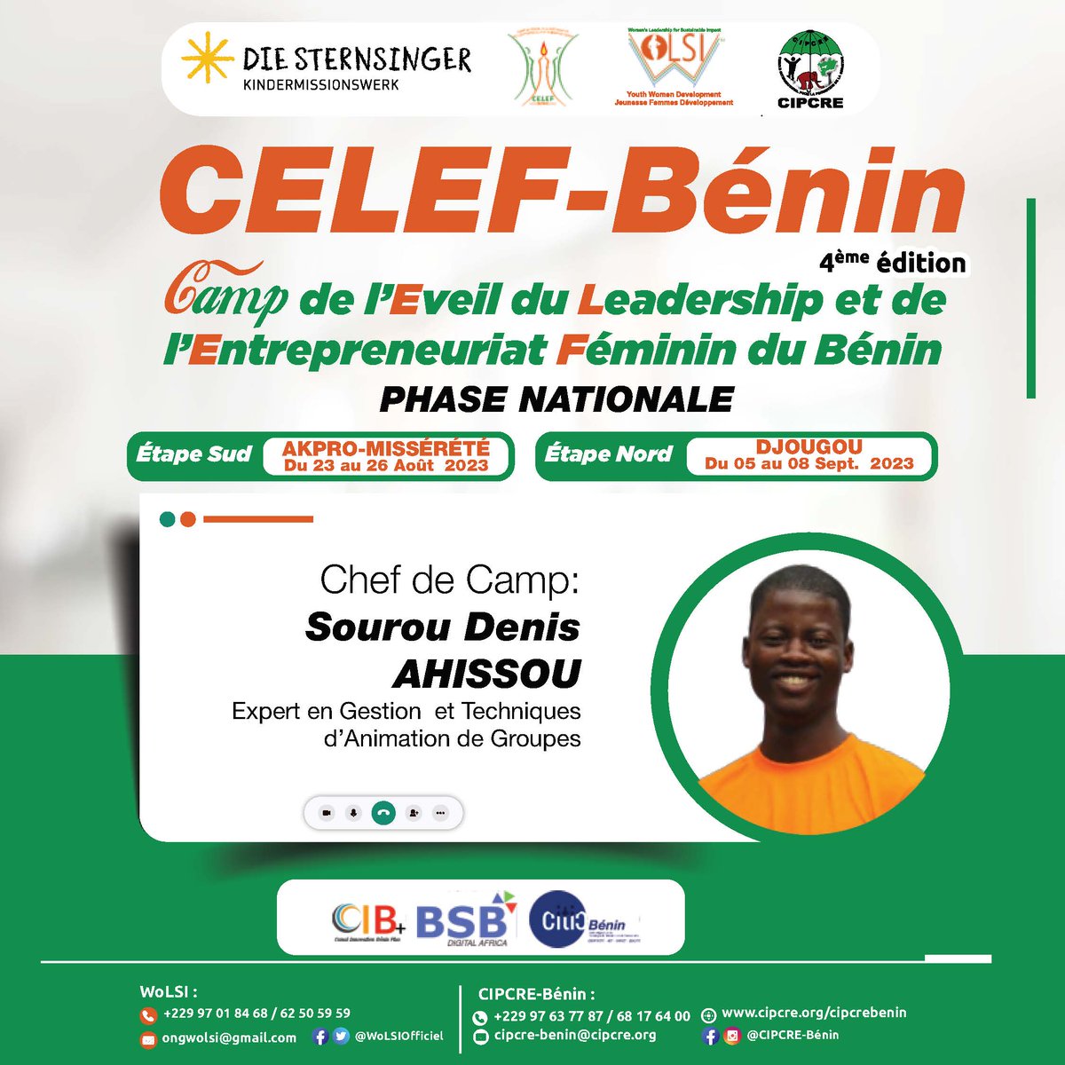 #CELEFBénin2023 #PhaseNationaleOutre que les Alumni CELEF-Bénin et les Keynotes Speakers, Voici le Dream Team des Formateurs/trices aux parcours et à l'impact remarquables dans leurs domaines d’activités respectifs. 3/3