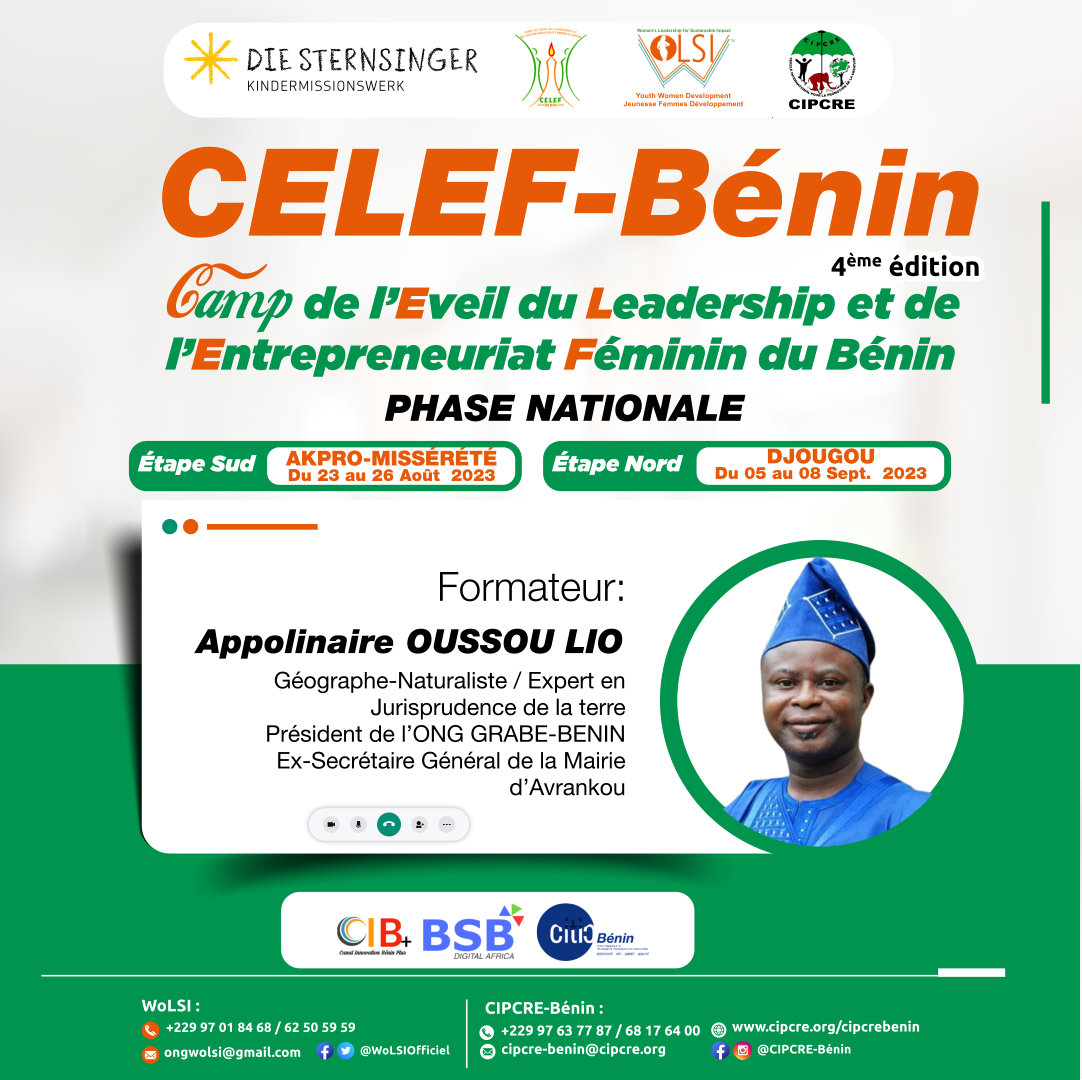 #CELEFBénin2023 #PhaseNationale 
Outre que les Alumni CELEF-Bénin et les Keynotes Speakers, Voici le Dream Team des Formateurs/trices aux parcours et à l'impact remarquables dans leurs domaines d’activités respectifs. 2/3
