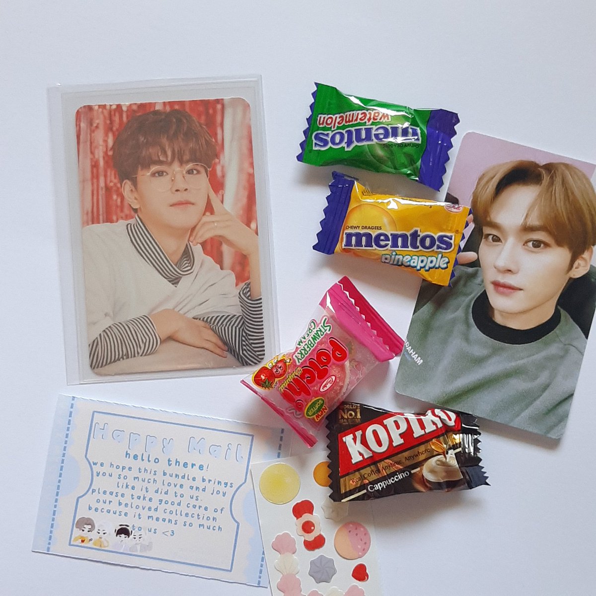 0128cart_'s tweet photo. 💌 from @defscart ~ ☆

hii myck, these items arrived safely! thank you so much for letting me adopt seungmin, after two years umuwi na rin TT also, thank you for the ga!! ang cute nilaa, I felt happy while unboxing the parcel!! will surely take good care of them <33

#defsproofs https://t.co/Mcy95E8Y1Q