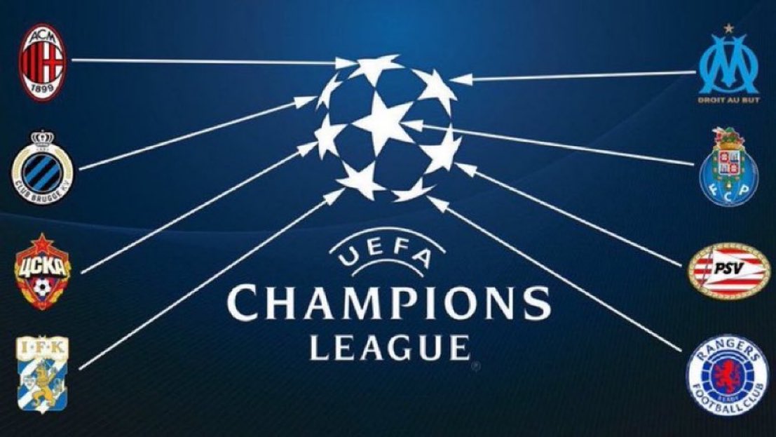 RFC_Michael_'s tweet photo. 😁 The Founder Members of the UEFA Champions League back in 1992. https://t.co/VSis2W7NVV